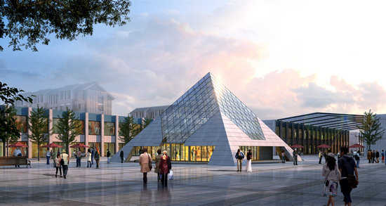 河东金字塔网架